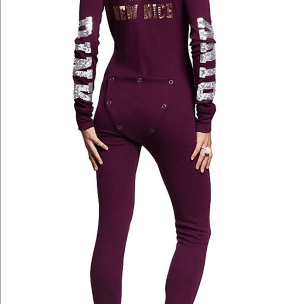 Pink Victoria Secret Onsie - Picture 2 of 2